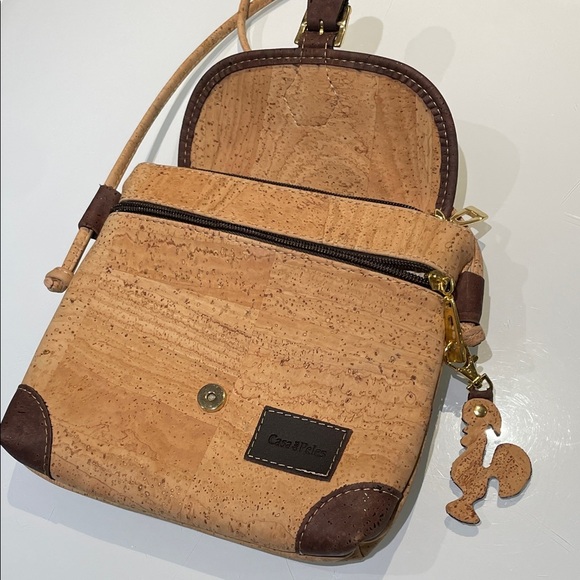 *NEW* Real Cork Crossbody Bag / Purse Made in Portugal 🇵🇹 Casa das Peles - Picture 5 of 14